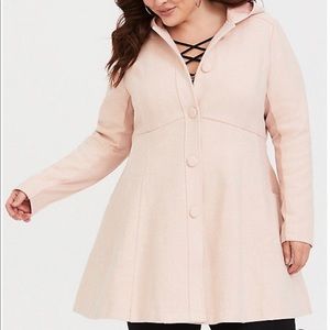 Torrid Fit and Flare Hooded Coat 4